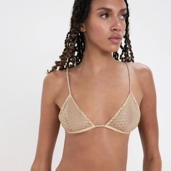 For Love and Lemons Glitter Bralette BNWT (M) - Picture 4 of 10